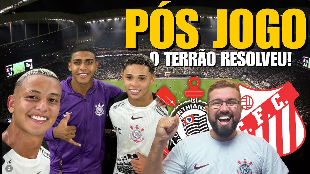 AS  JÓIAS DO TERRÃO DERAM SHOW! PÓS JOGO CORINTHIANS 3X0 CAPIVARIANO