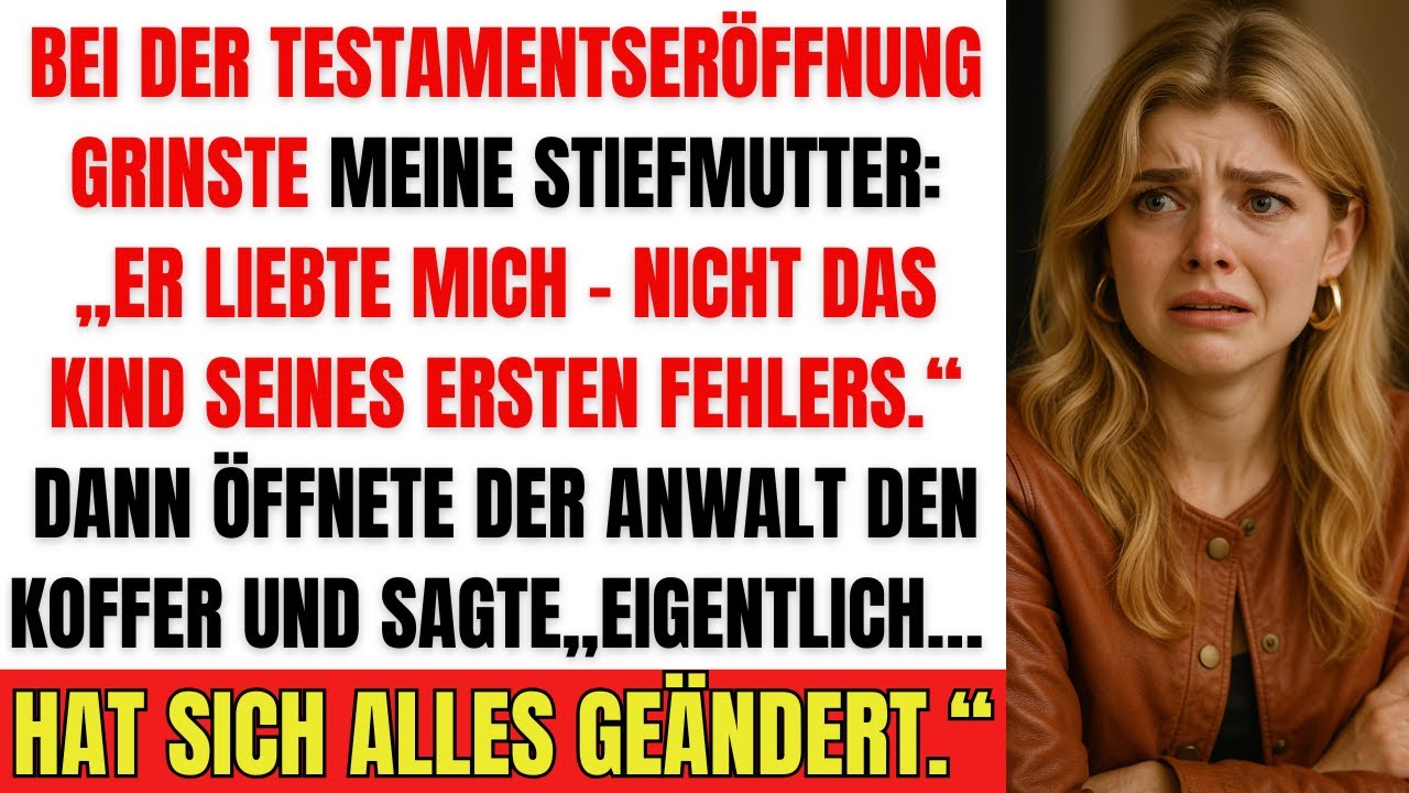 Testament enthüllt schockierende Wahrheit – Anwalt stoppt Stiefmutter mit einem einzigen Satz
