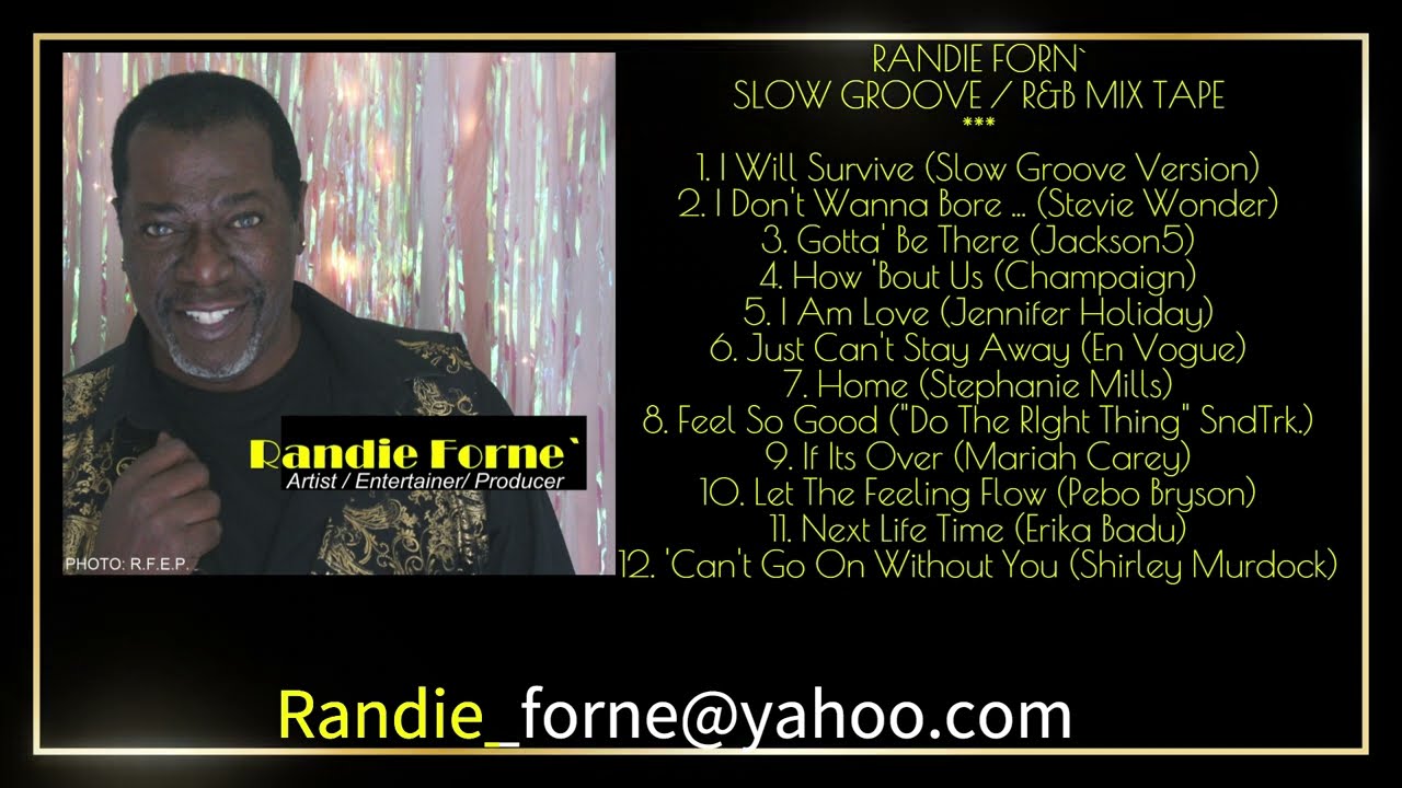 SMOOTH CROON - Randie Forne` (R&B Mix-tape Compliation) [2025]