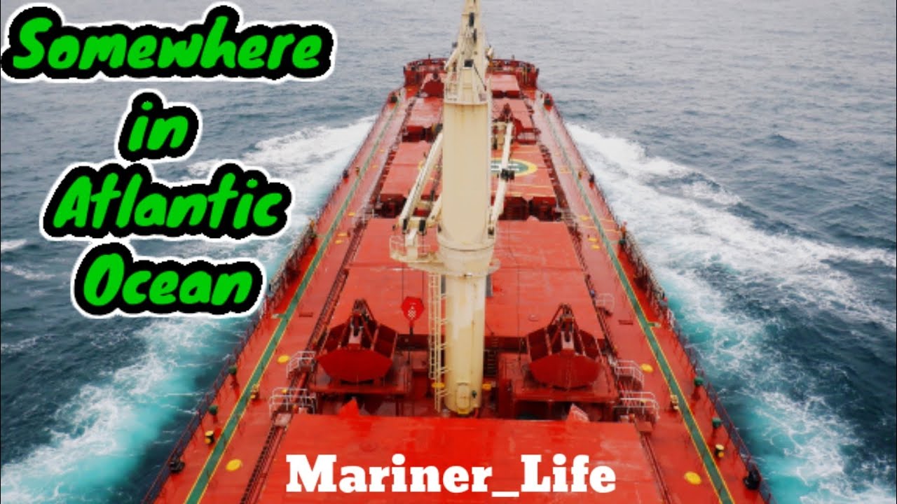 Somewhere In Atlantic Ocean || Ship in sea || Radar mast View || #Marinerlife🛳️ #atlanticocean
