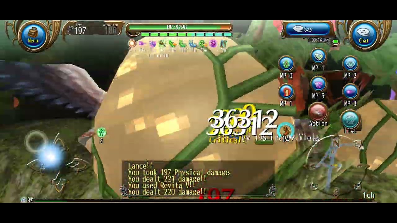 Intense Frenzy Viola vs Magic Device - Toram Online 
