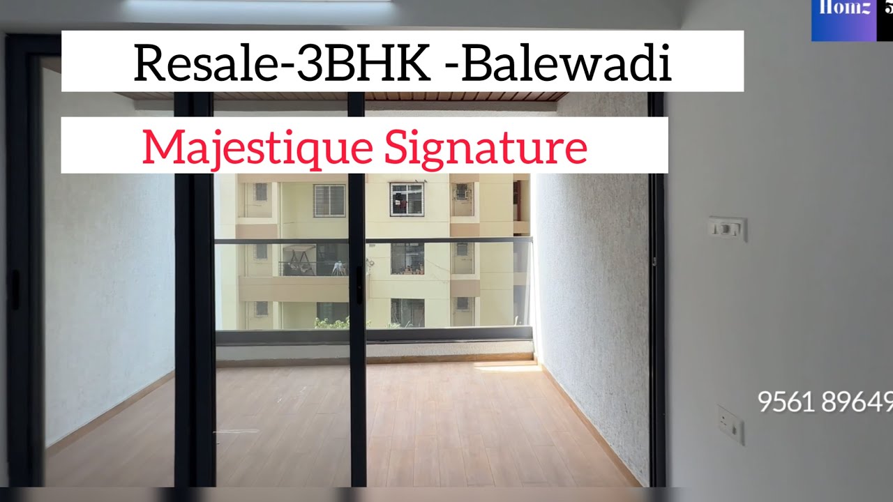 Resale 3BHK in Balewadi | Resale 3 BHK Apartment for Sale in Majestique Signature Towers In Balewadi