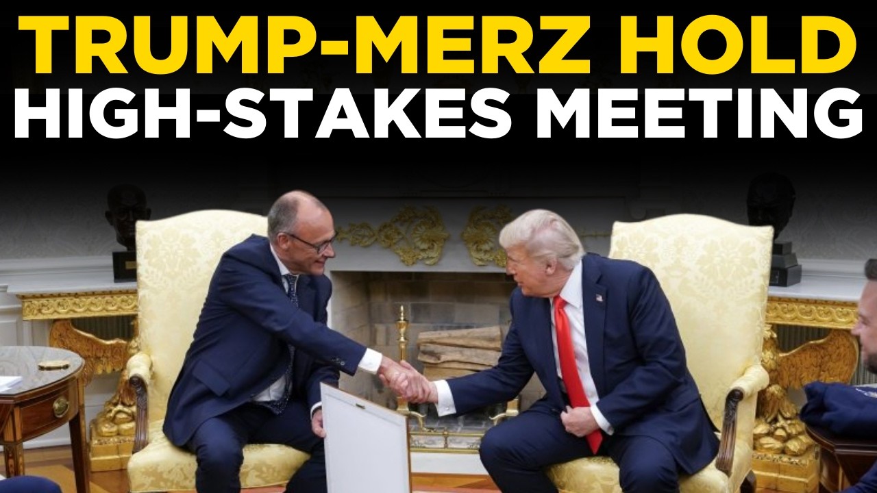 Trump Meets Merz LIVE | Full Coverage of the Trump-Merz Meeting & Press Conference | WORLD NEWS