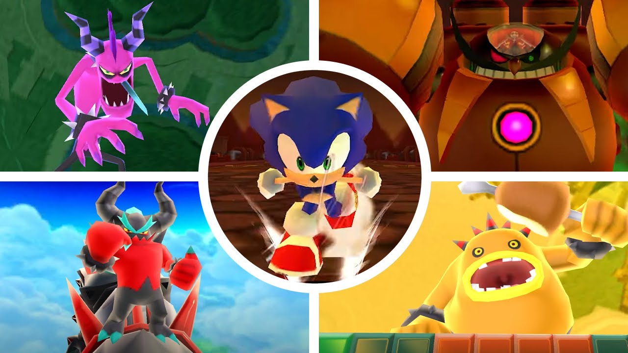 Sonic Lost World 3DS - All Bosses (S Rank)