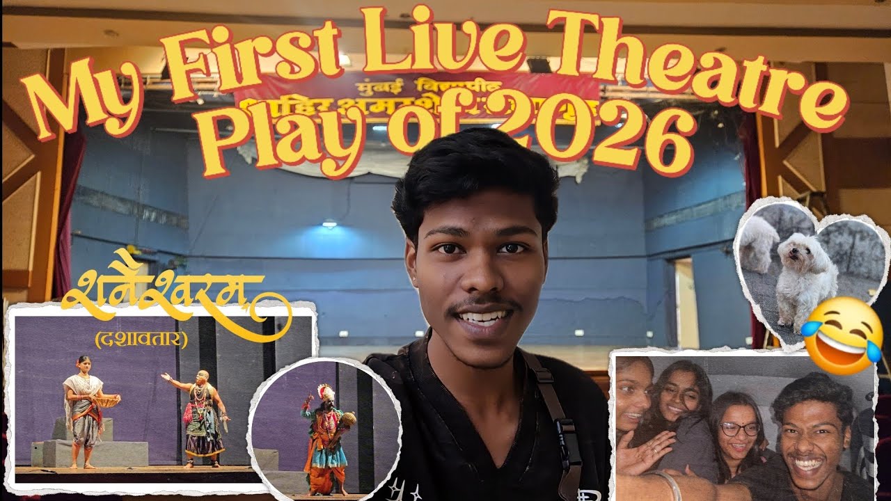 My First Live Theatre Play of 2026 | Vlog ❤️