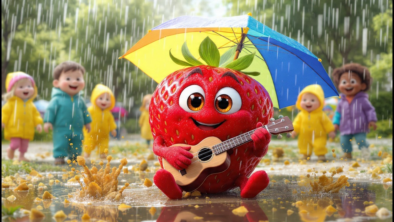 Brush Rainy Day Fun → Clean Teeth Time 🍓🪥🌧️