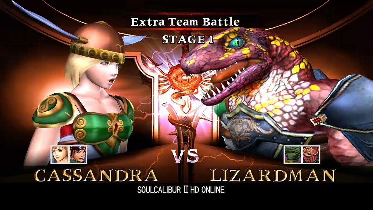 Soulcalibur 2 HD Extremely Hard Extra Team Battle with Cassandra, Seong Mina and Sophitia