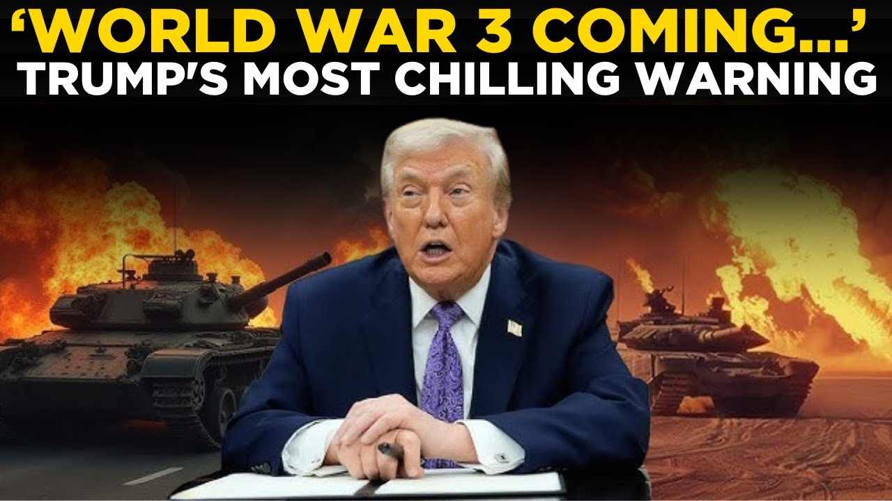 TRUMP LIVE | 'World War III' Trump Issues Huge Warning | Russia Ukraine War| Iran | Khamenei