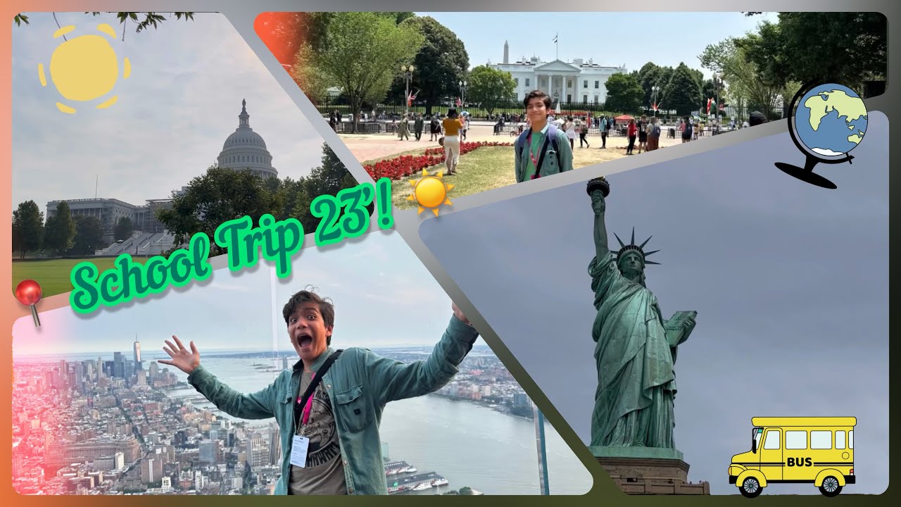 (School Trip 2023!) 🚌 Washington D.C & New York! 🌇 | Easy Life with Aro