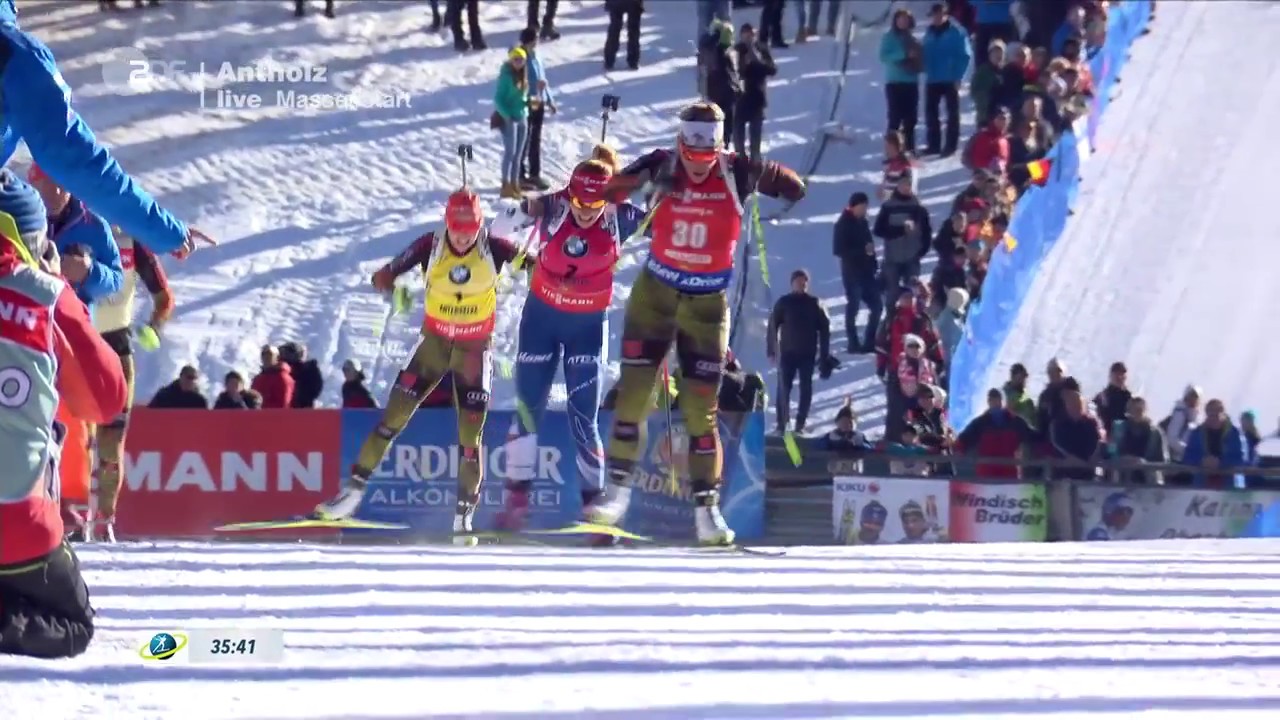 Antholz-2017. Nadine Horchler - 1st in mass start