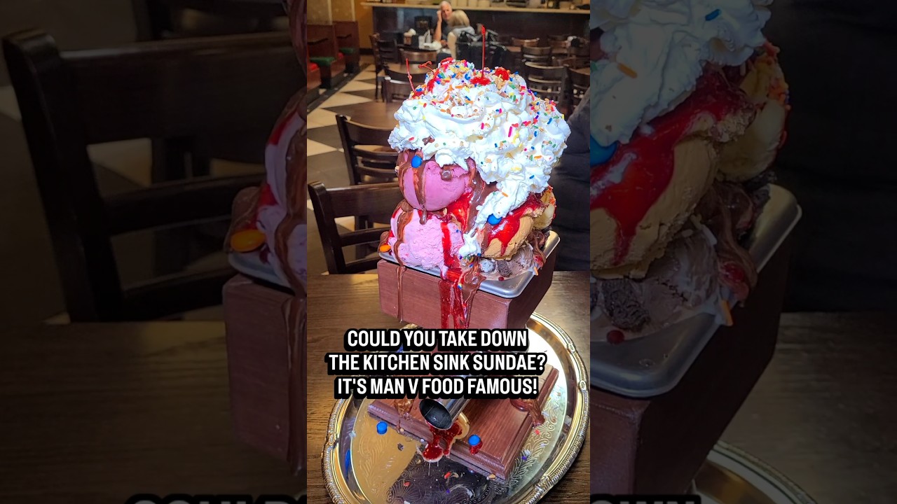 Legendary Kitchen Sundae Sink from Man v Food #foodies
