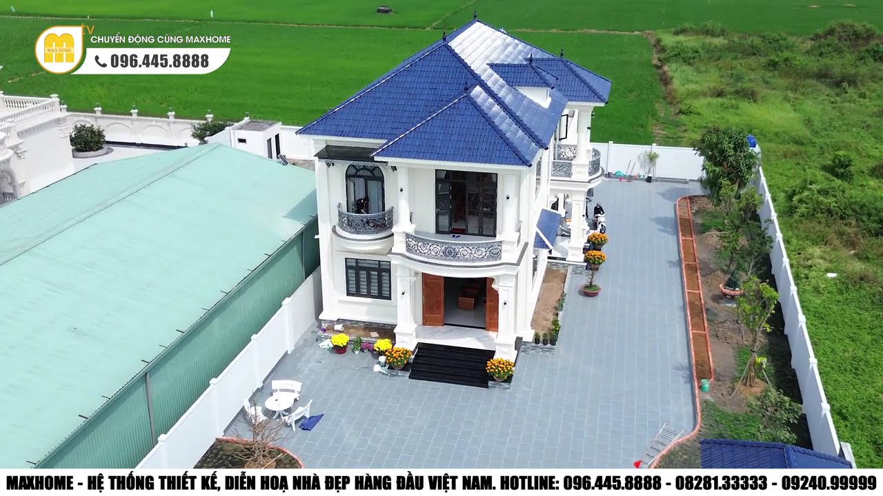 HOT ! Siêu Phẩm Biệt Thự 2 Tầng Tân Cổ Điển 255m2 Sang Trọng Bậc Nhất Tại Tây Ninh