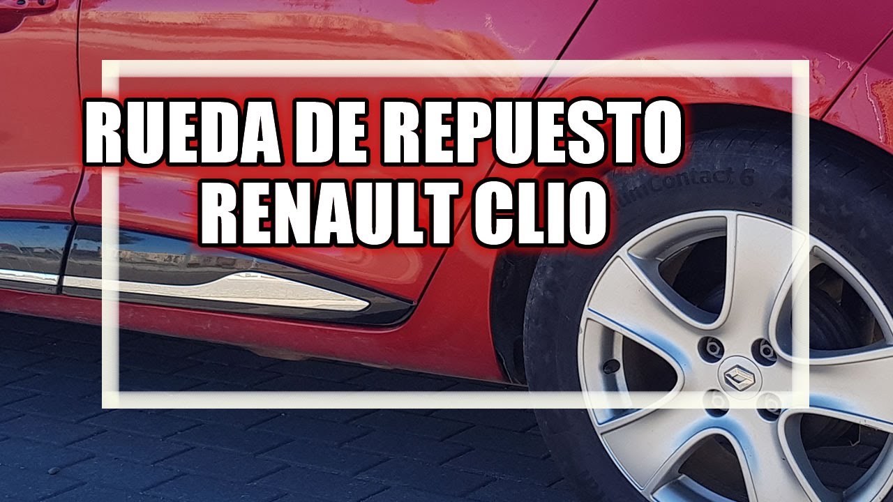 Renault clio IV, RUEDA DE REPUESTO ¿dónde está la rueda? #RenaultClio #Clio #ClioIV