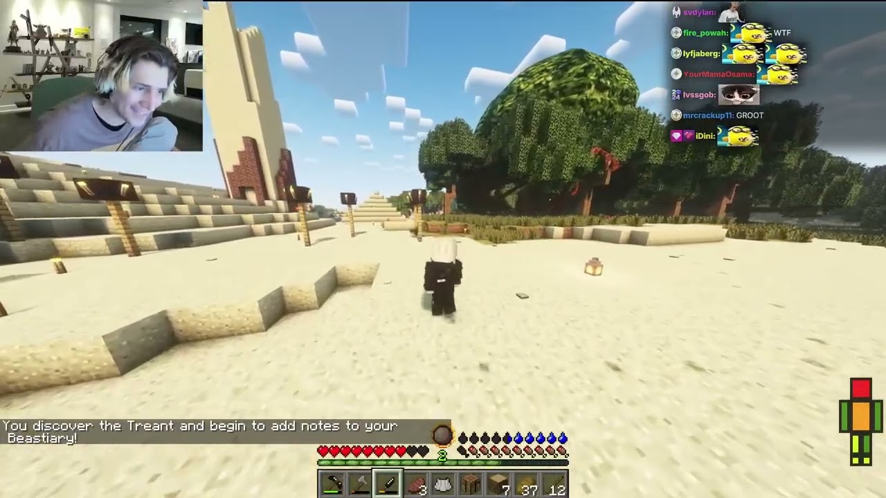 xQc SOY/Funny moments from trying RLCraft for the first time