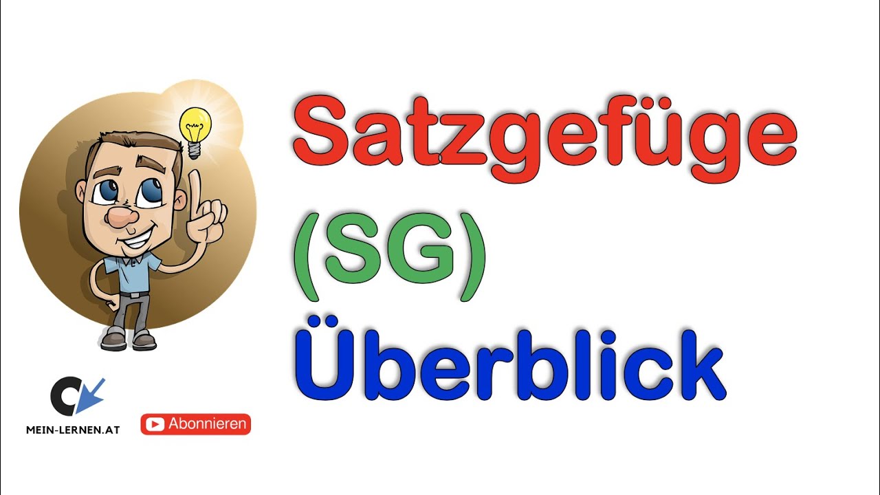 Satzgefüge (Hauptsatz und Gliedsatz)