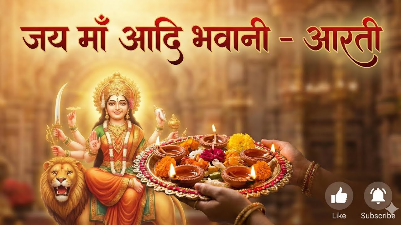 Maa Durga Aarti with Lyrics | Jai Maa Aadi Bhawani | Aditya Patel | Best Aarti 2026