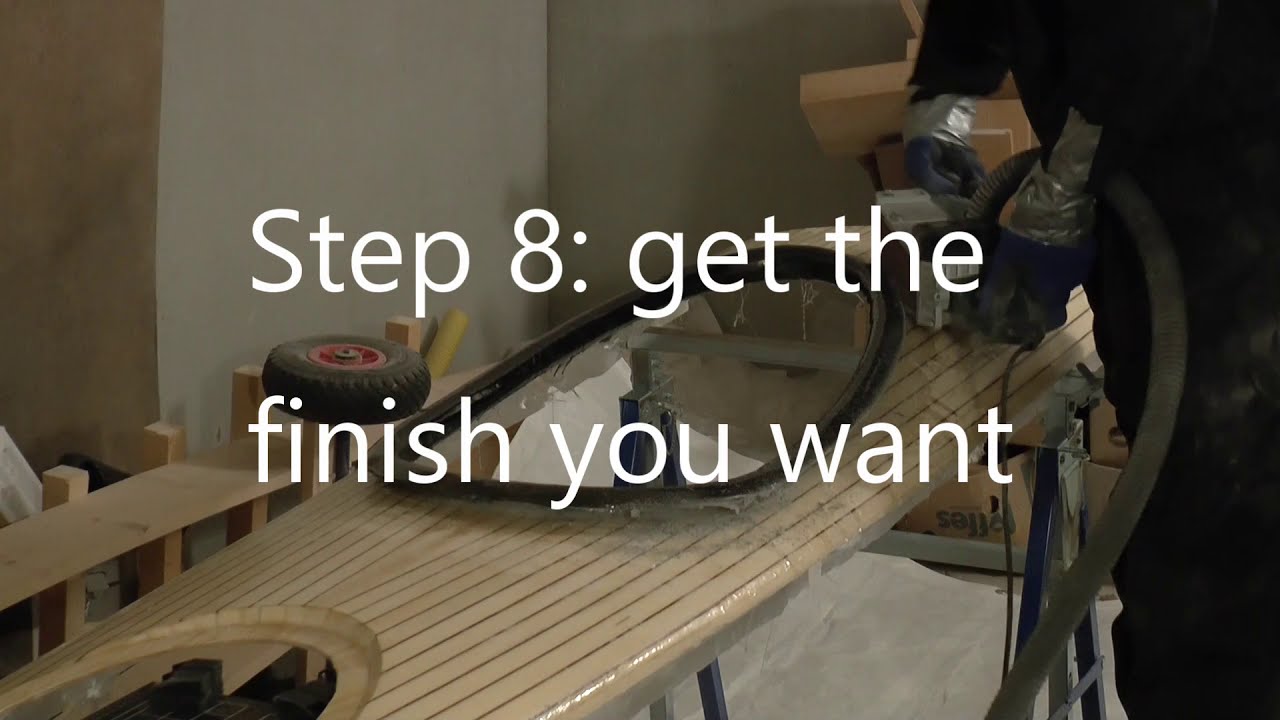 How to build a kayak coaming in glass fiber and epoxy with a carbon fiber look #121