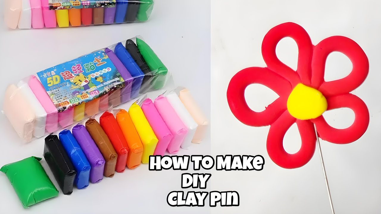 DIY Clay Hijab Pin Ideas | How to Make Trendy Clay Hijab Pins | Easy Tutorial