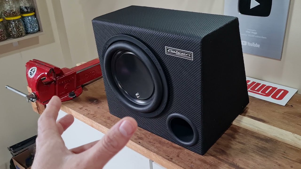 CAIXA com SUBWOOFER 10