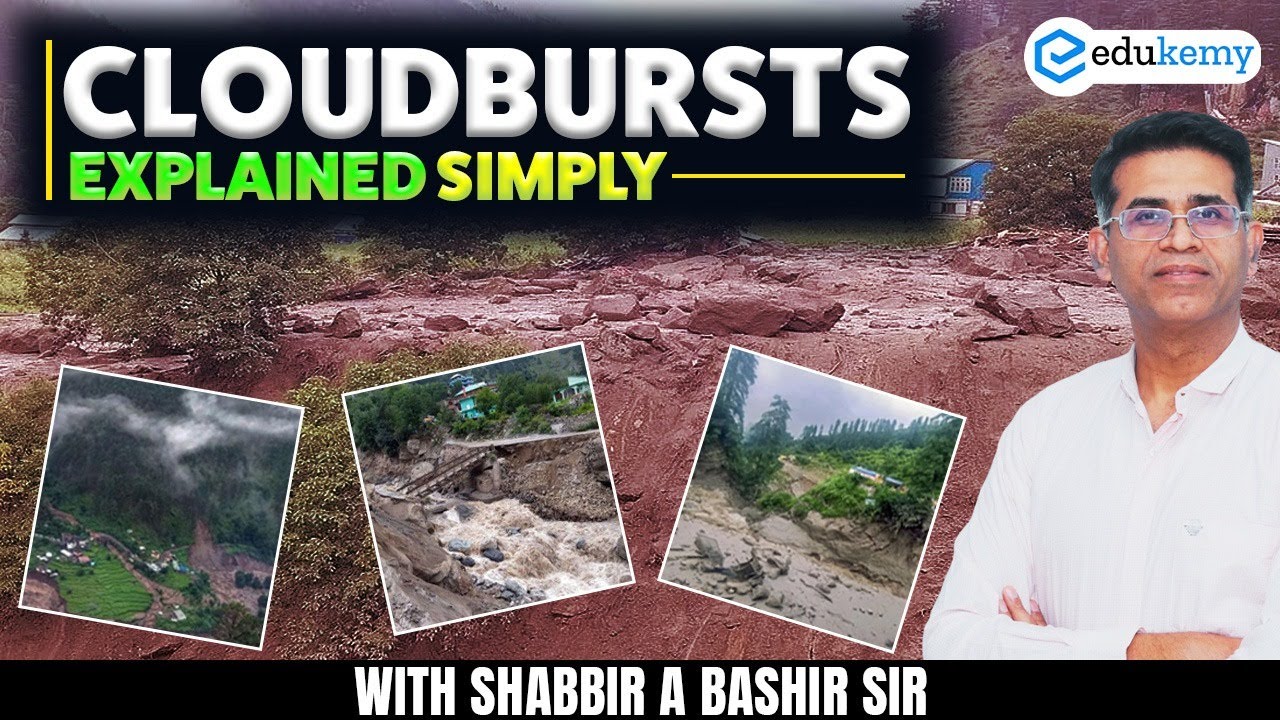 What is a Cloudburst? | Cloudburst vs Heavy Rainfall | Shabbir Sir