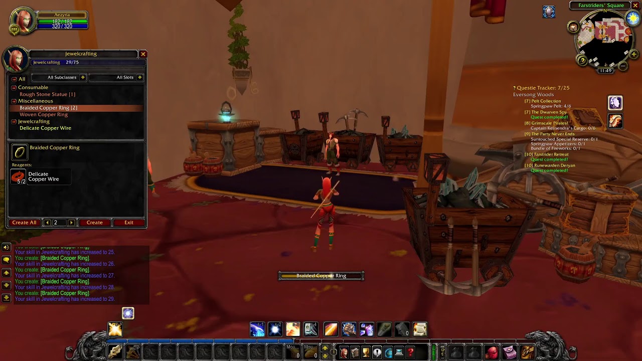 Levelling a blood elf in the pre-patch | TBC Classic ♥ | Aezyria
