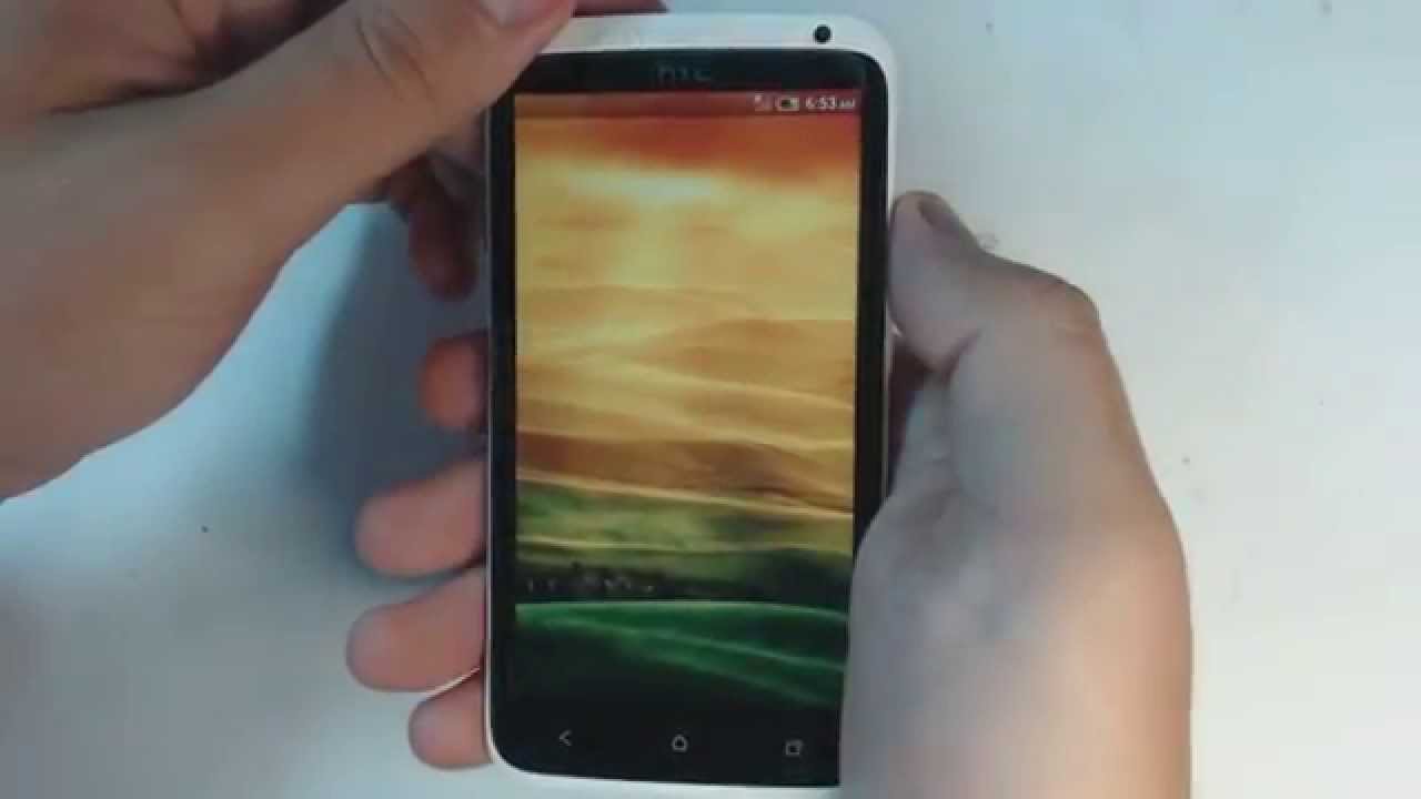 Htc One X hard reset