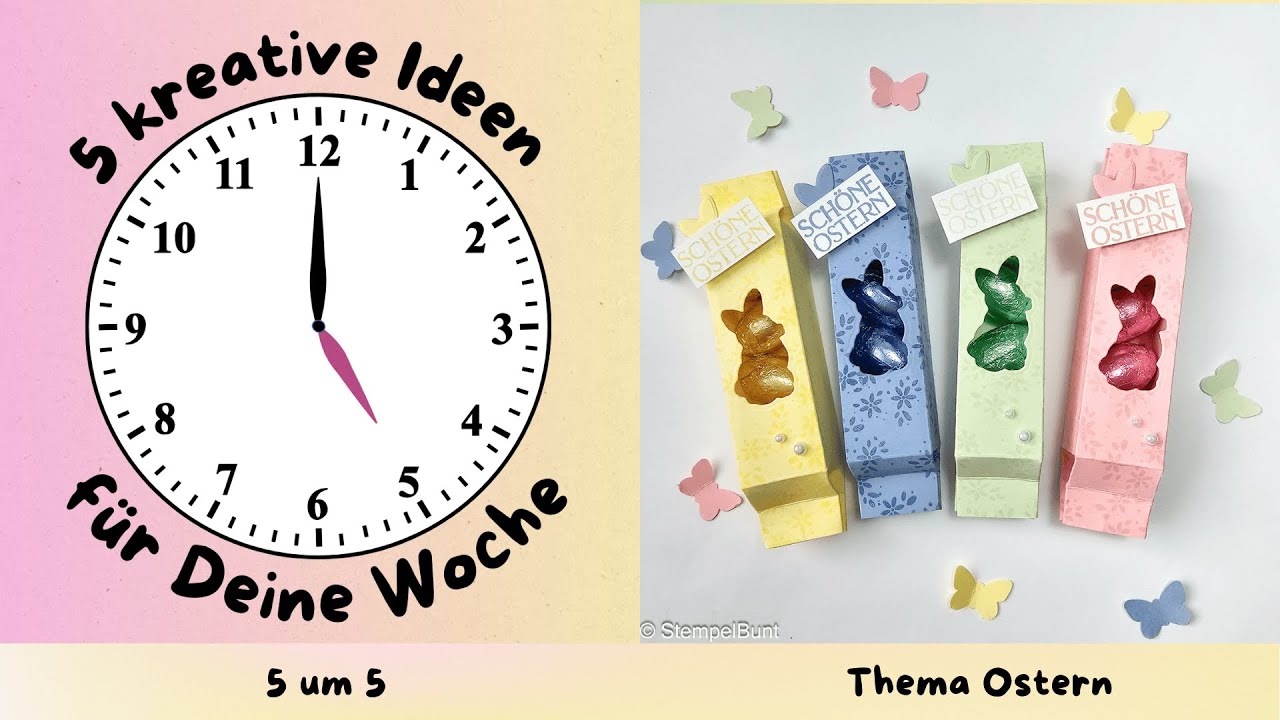 Oster-Goodie Hase - Anleitung - 5 UM 5 - Stampin'Up!®