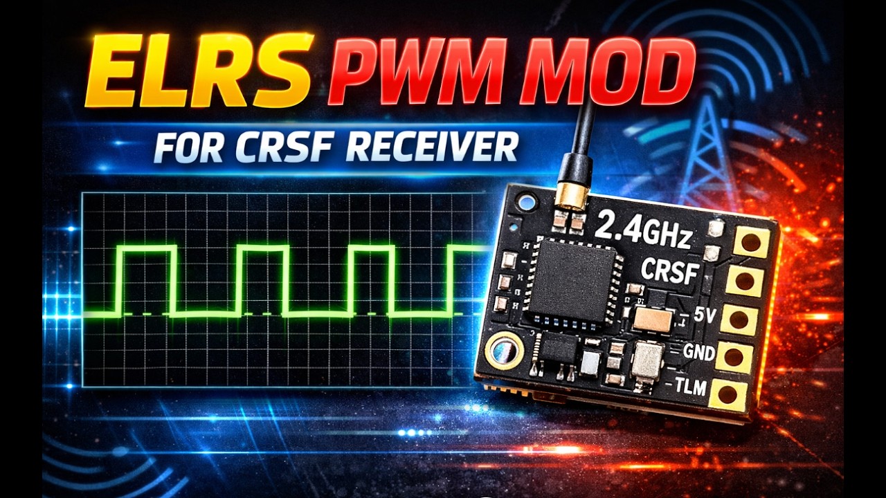 ELRS PWM Mod | Виводимо ШІМ сигнал на CRSF приймачі