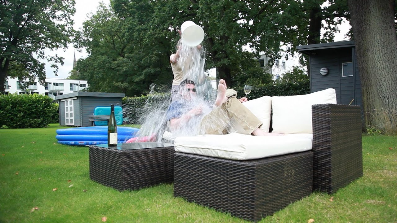 Ice bucket challenge mit Lars Haider