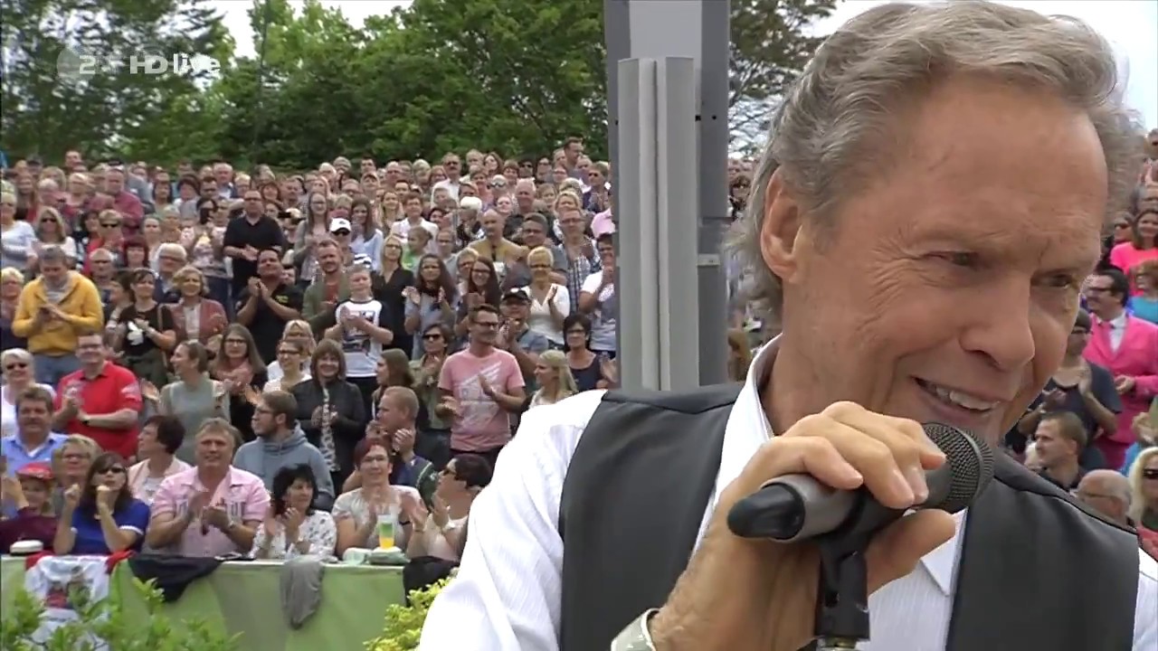 Peter Kraus - Elvis-Medley - ZDF Fernsehgarten 02.07.2017