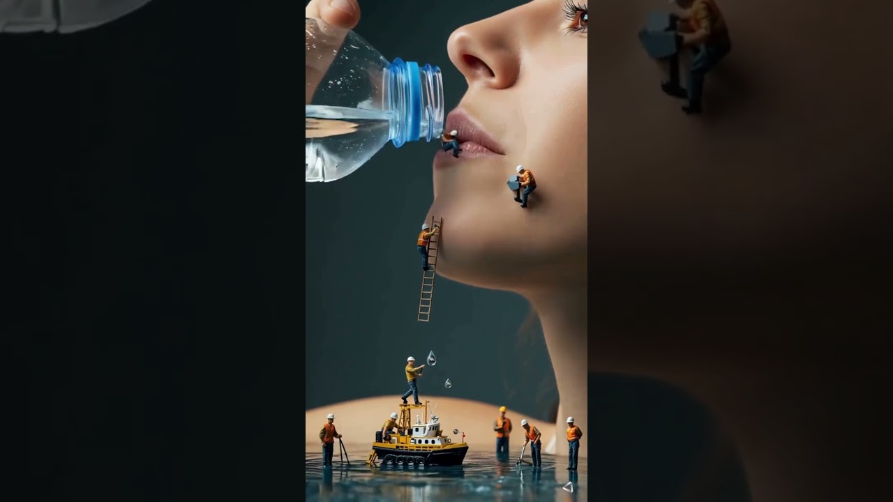 Beautiful Water Lady 2  #WaterLady #EcoWarrior #SustainableLiving #WaterConservation
