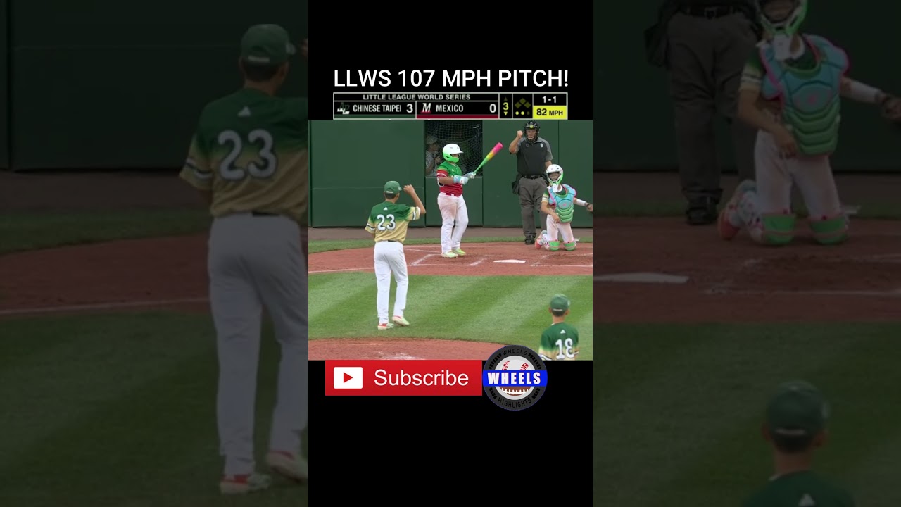 LLWS 107 MPH PITCH! | #LLWS #LLBWS #Pitcher #Fastball #WorldSeries #LittleLeagueWorldSeries
