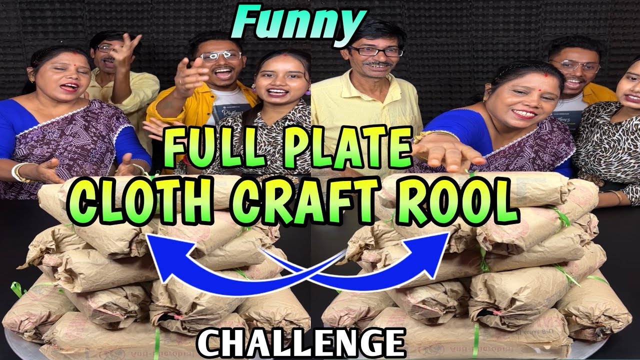 Much Full Plate Cloth Craft Rool Loot Funny Challenge With Family