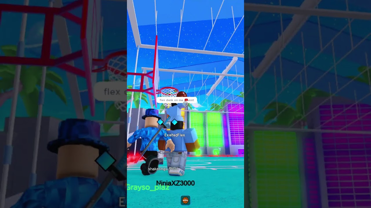 I ALMOST DUNKED ON THE WHOLE TEAM!😱 | (Roblox Hoopz)