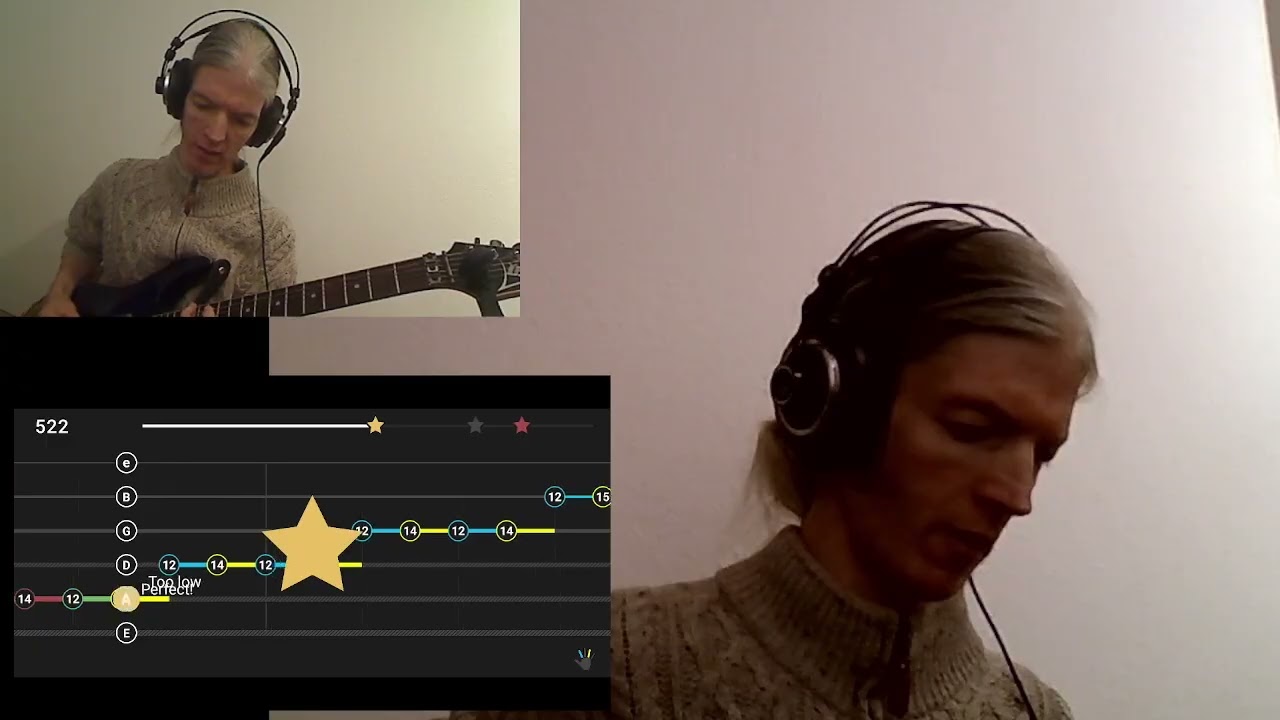Gibson App - Intro to metal - Lead guitar - Shape 1 sequence play