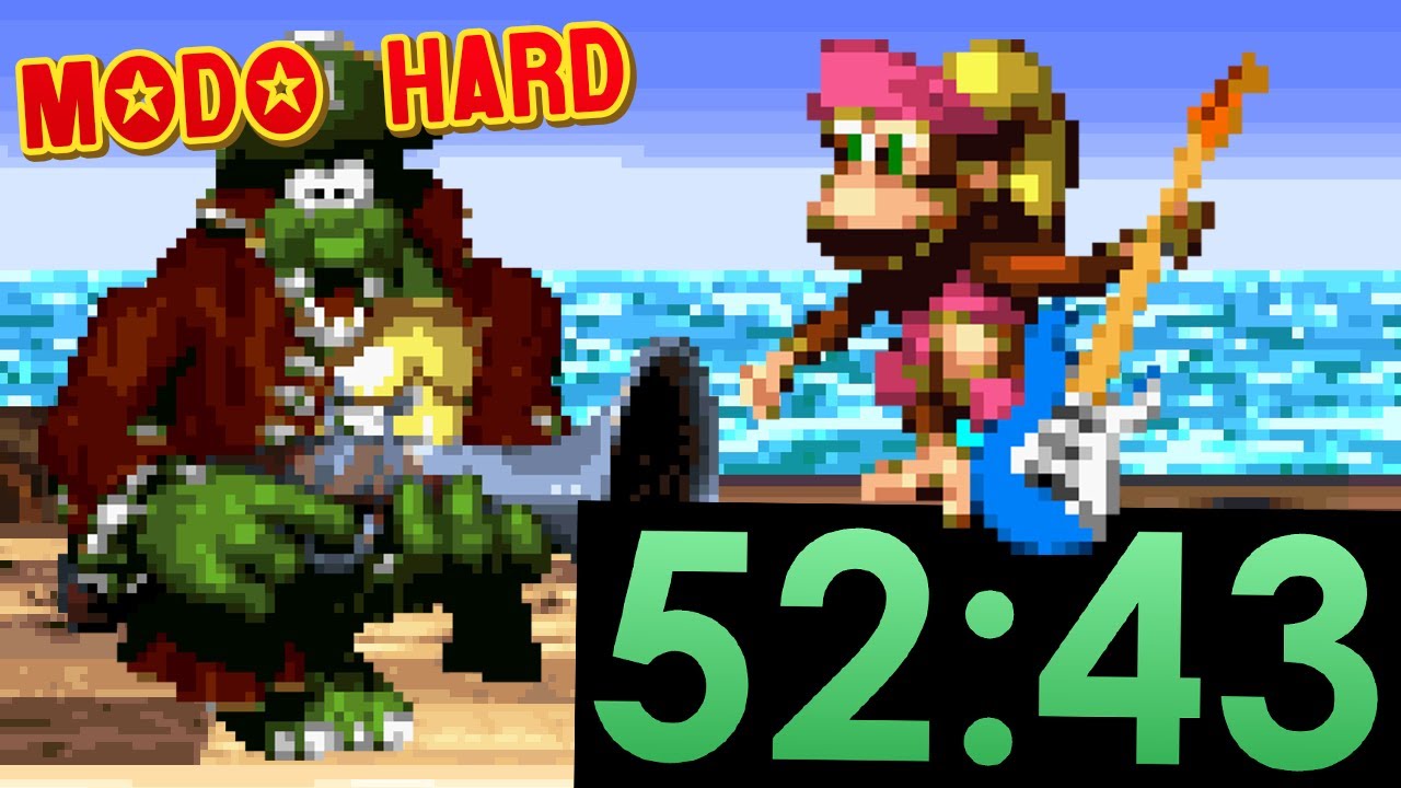 ZERANDO DONKEY KONG 2 MODO ULTRA HARD EM 52 MINUTOS! (RECORDE MUNDIAL) feat. ChequerChequer e Nayume