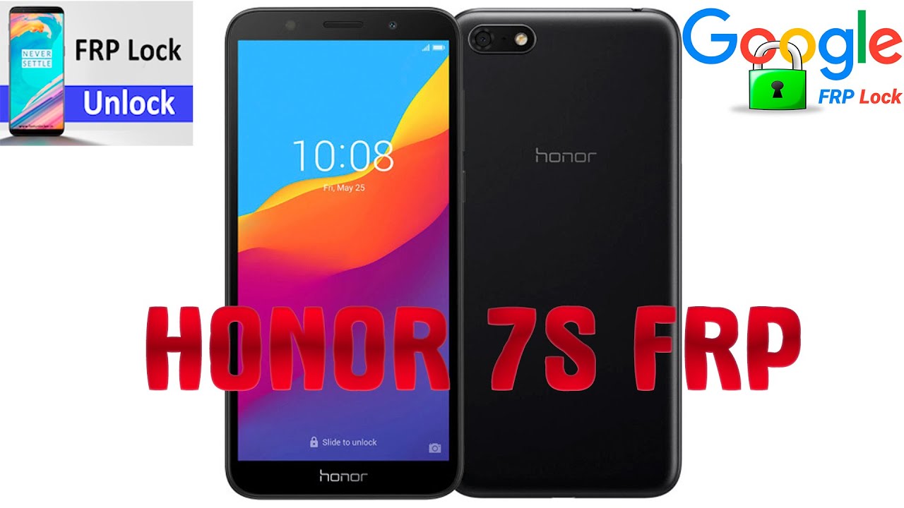 Honor 7s. FRP.  Android 8.1.0 Patch  безопасности от 1 августа 2020. Обход гугл аккаунта