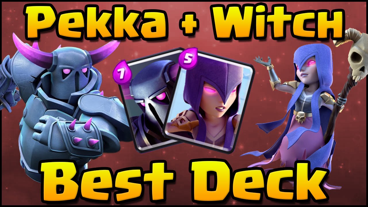 Clash Royale - Crazy Pekka Witch Rage Deck and Strategy for Arena 5, 6, 7, 8