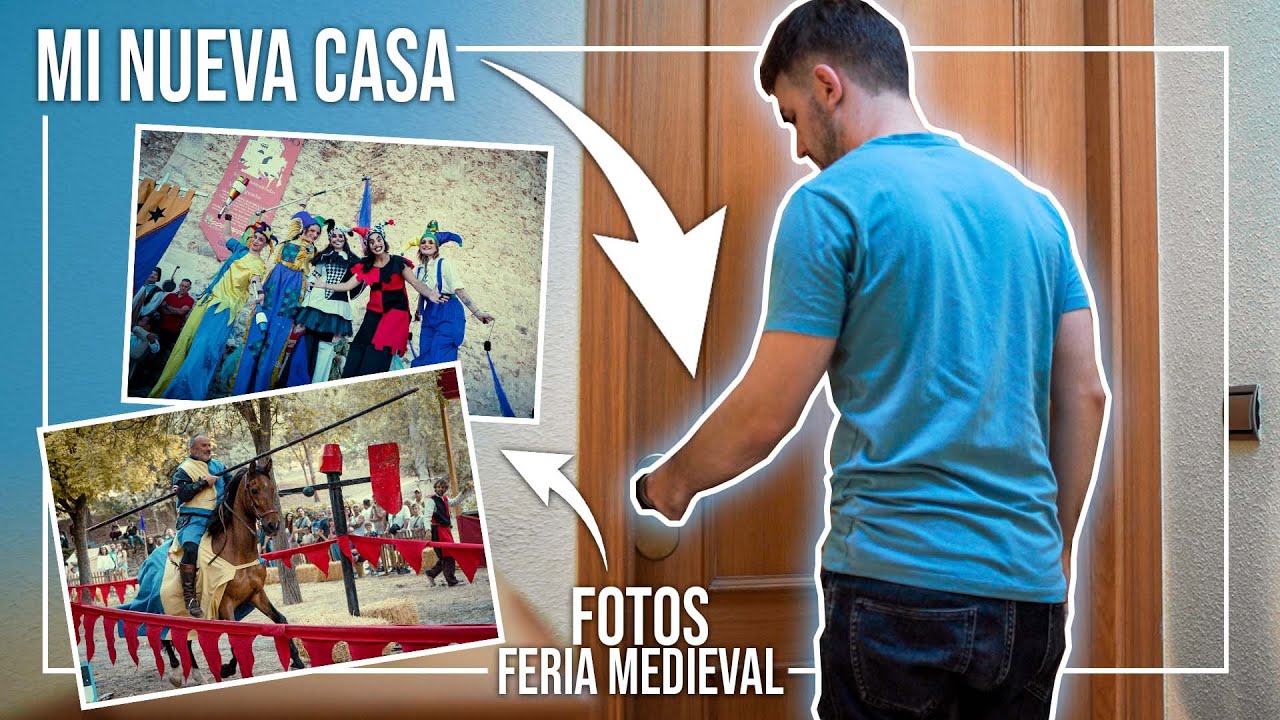 ME HE MUDADO a un pueblo 🧳 Hago FOTOS en una FERIA MEDIEVAL 🛡️⚔️📸