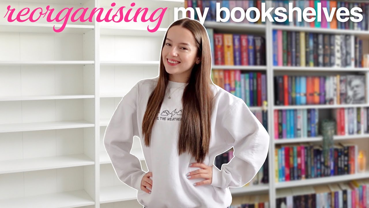 reorganising my bookshelves & going through my physical TBR!!