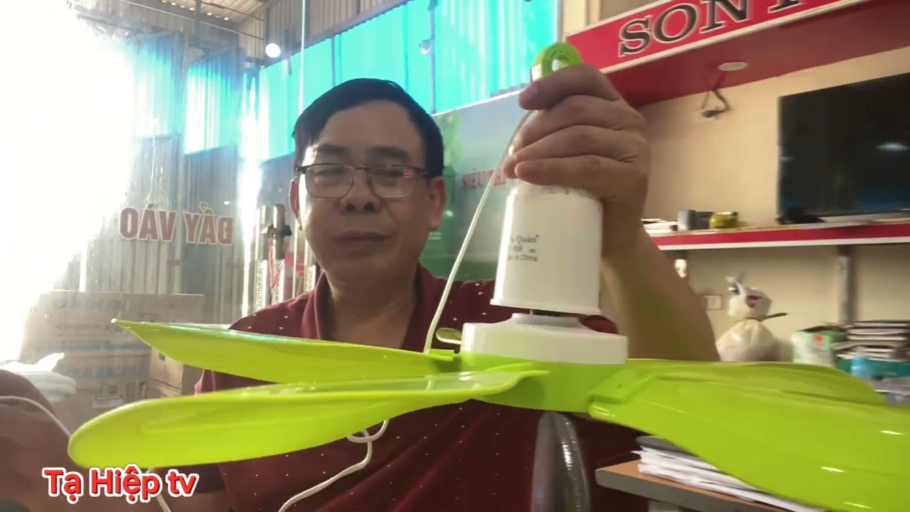 C&aacute;ch lắp quạt trần mini Yến Qu&acirc;n 958