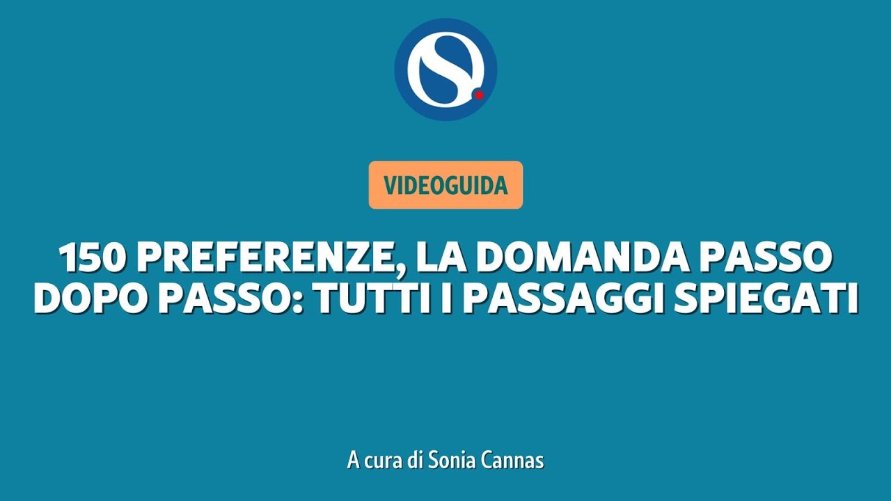 VIDEO TUTORIAL | 150 preferenze GPS docenti: tutti i passaggi spiegati