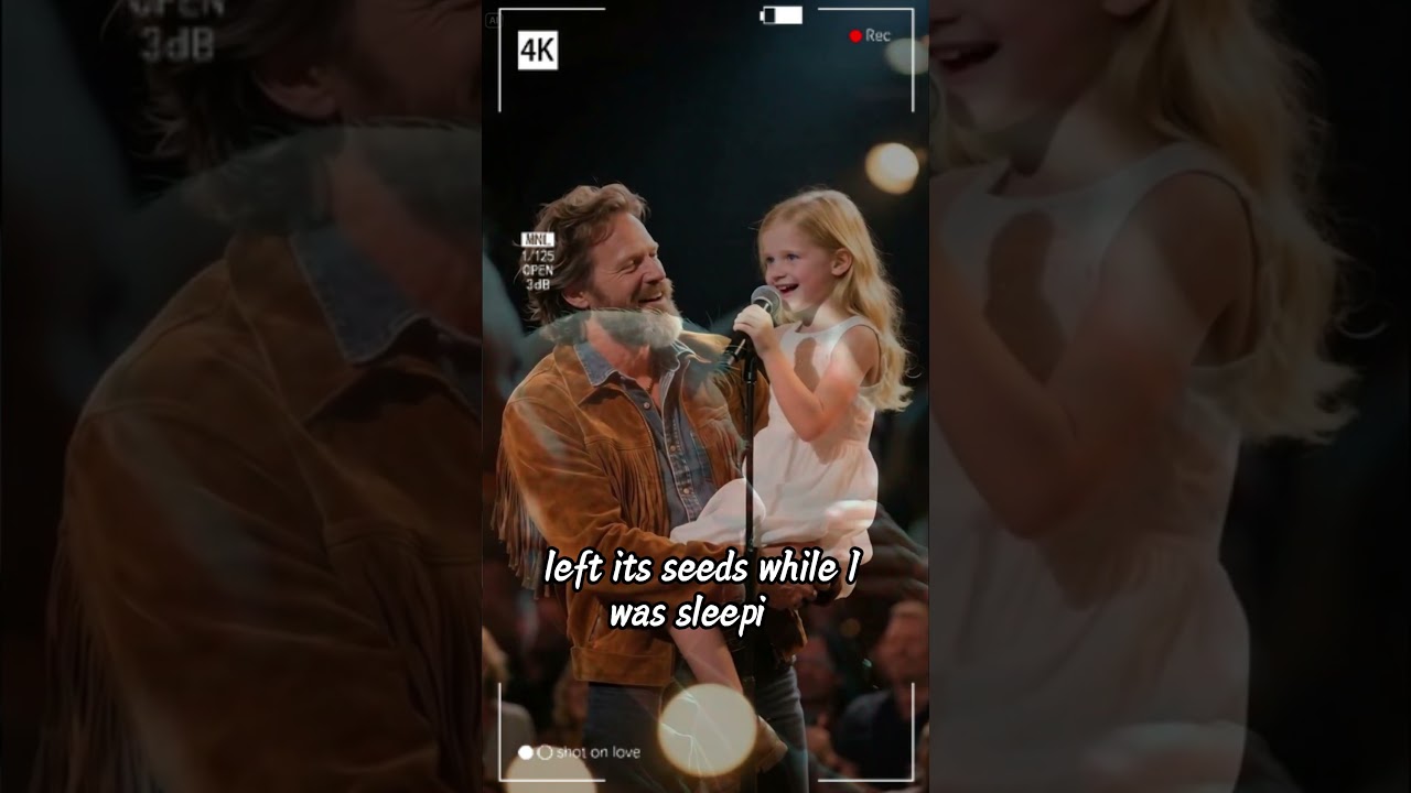 The heartwarming song that the father taught his daughter before the accident#fatherslove #music
