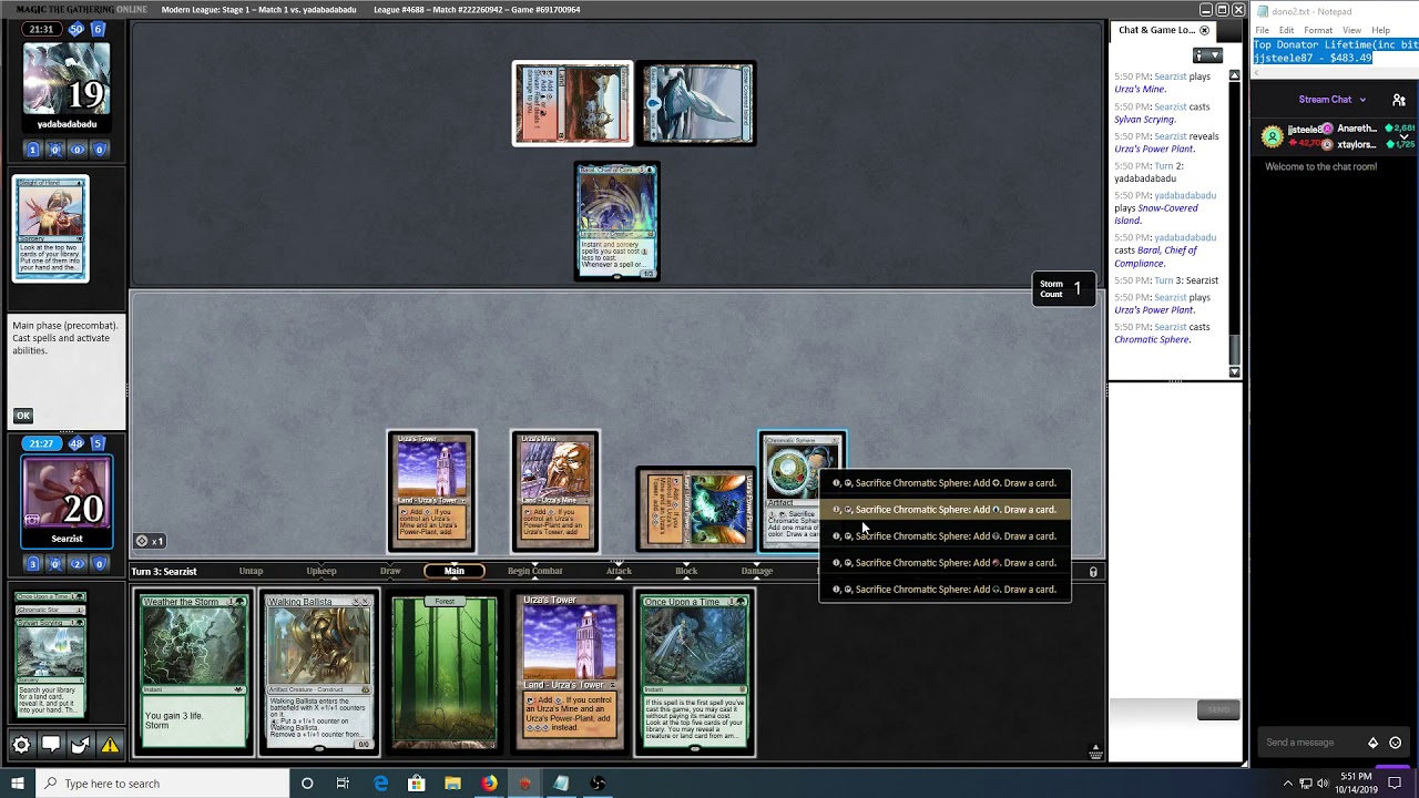 Modern: Mono Green Tron - 830/365