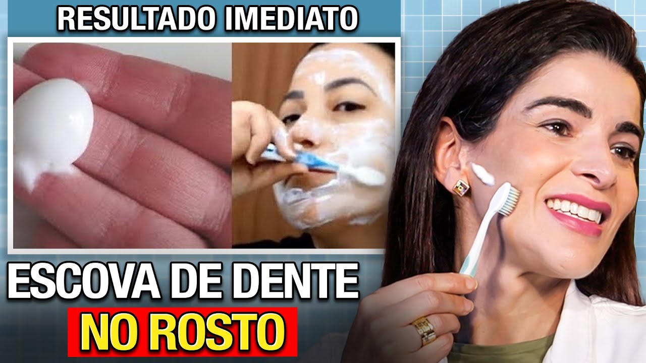REJUVENESÇA 20 ANOS USANDO ESCOVA DE DENTE NA PELE... é o que dizem...