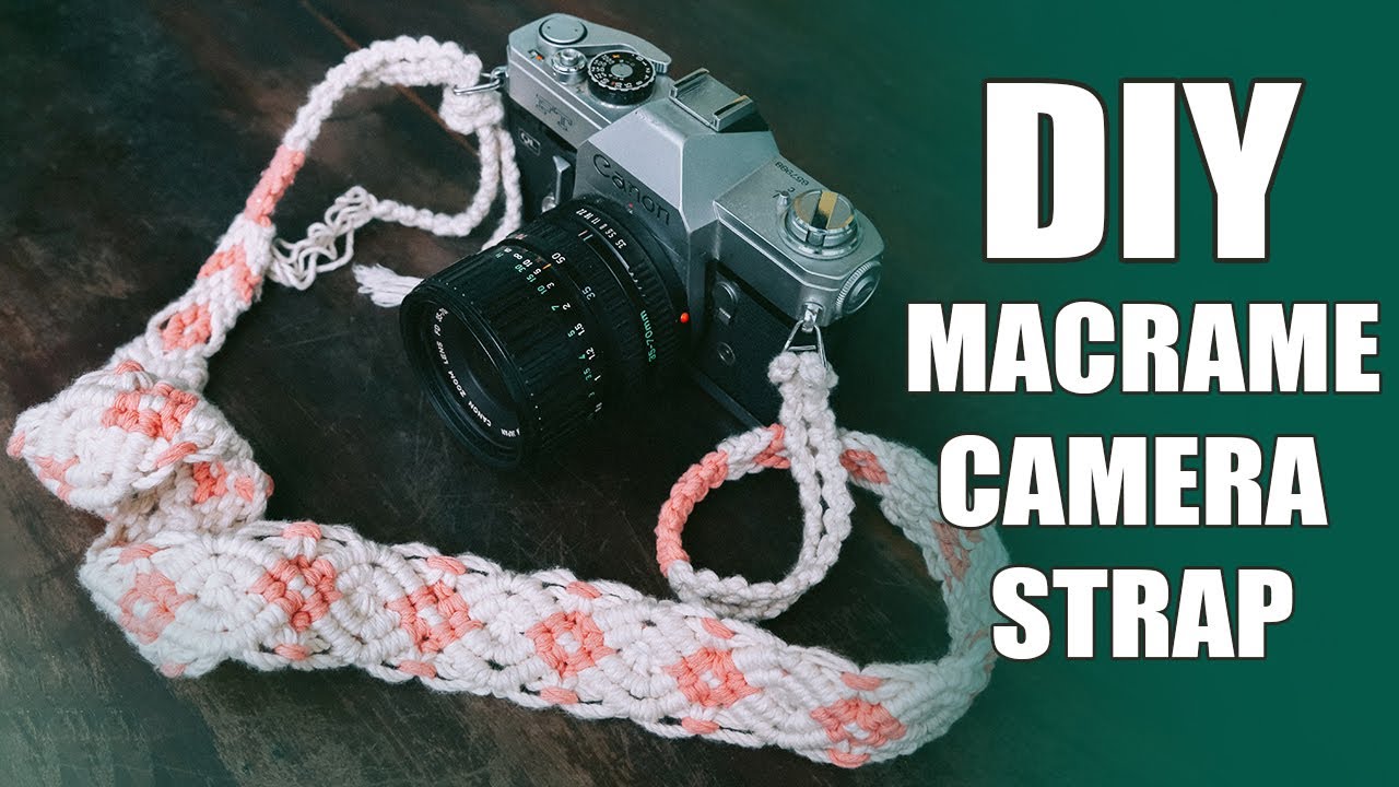 DIY Macrame Camera Strap or Belt Tutorial by LIT decor