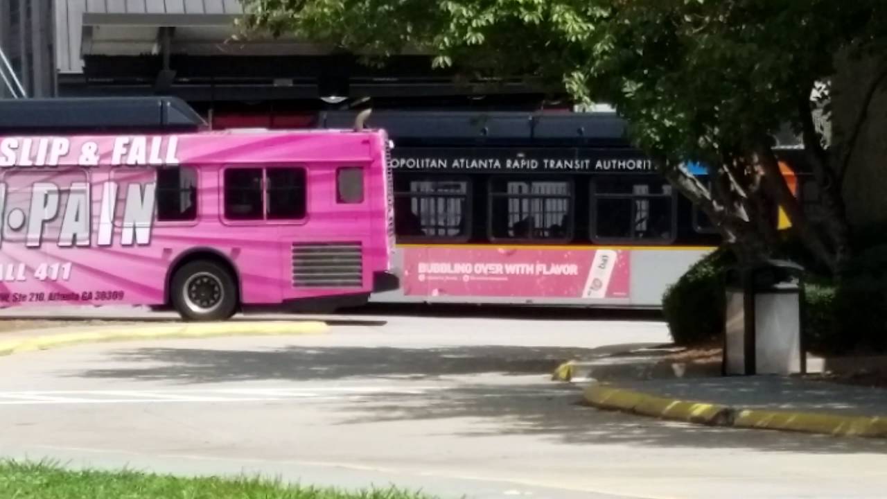 MARTA Bus Action At Lindbergh Station!!!