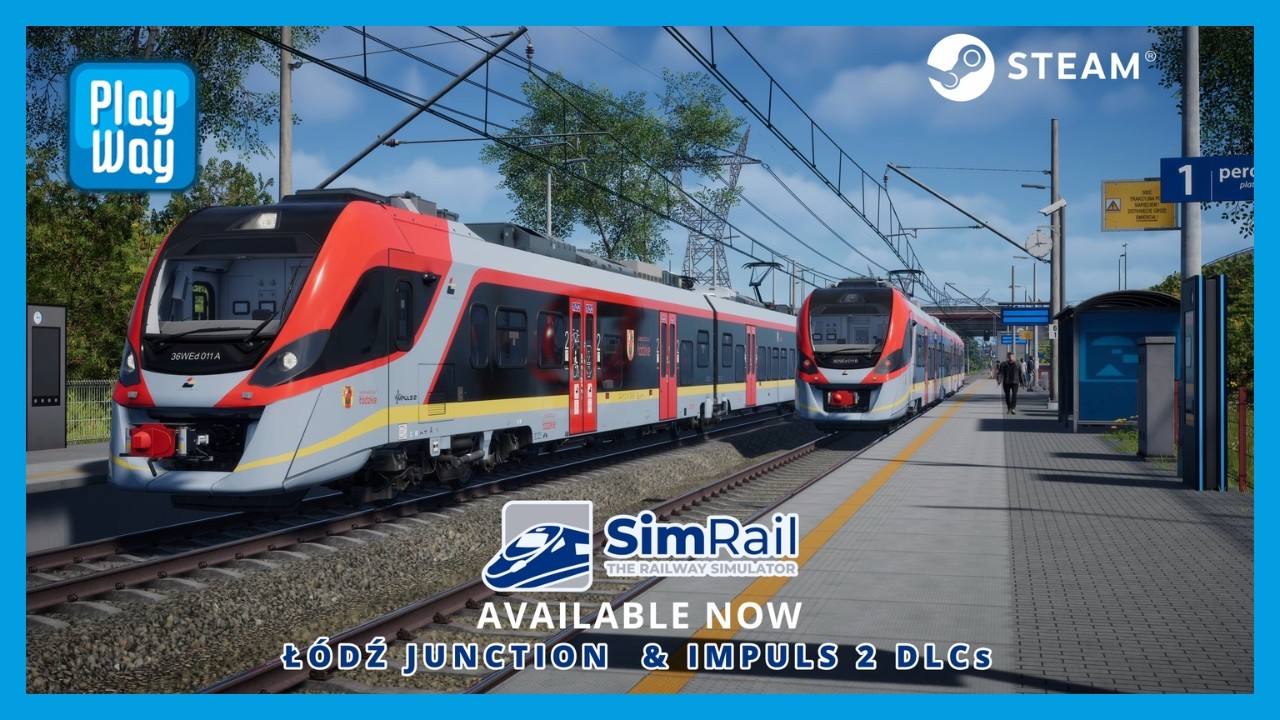 SimRail - The Railway Simulator: Łódź Junction & Impuls 2 DLC - Release Trailer