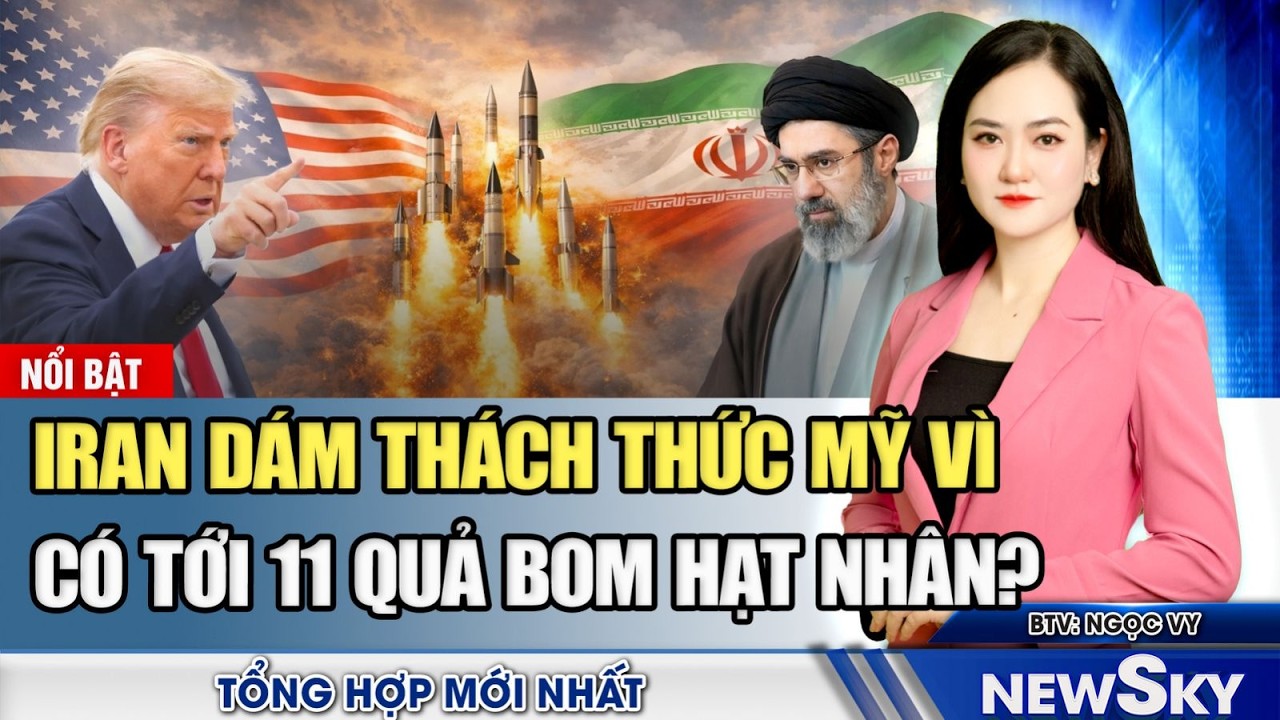 Trưa 12/3: Giá dầu có thể lên 200 USD | Hình nộm Lãnh tụ mới Iran | Trump:  Iran không còn gì