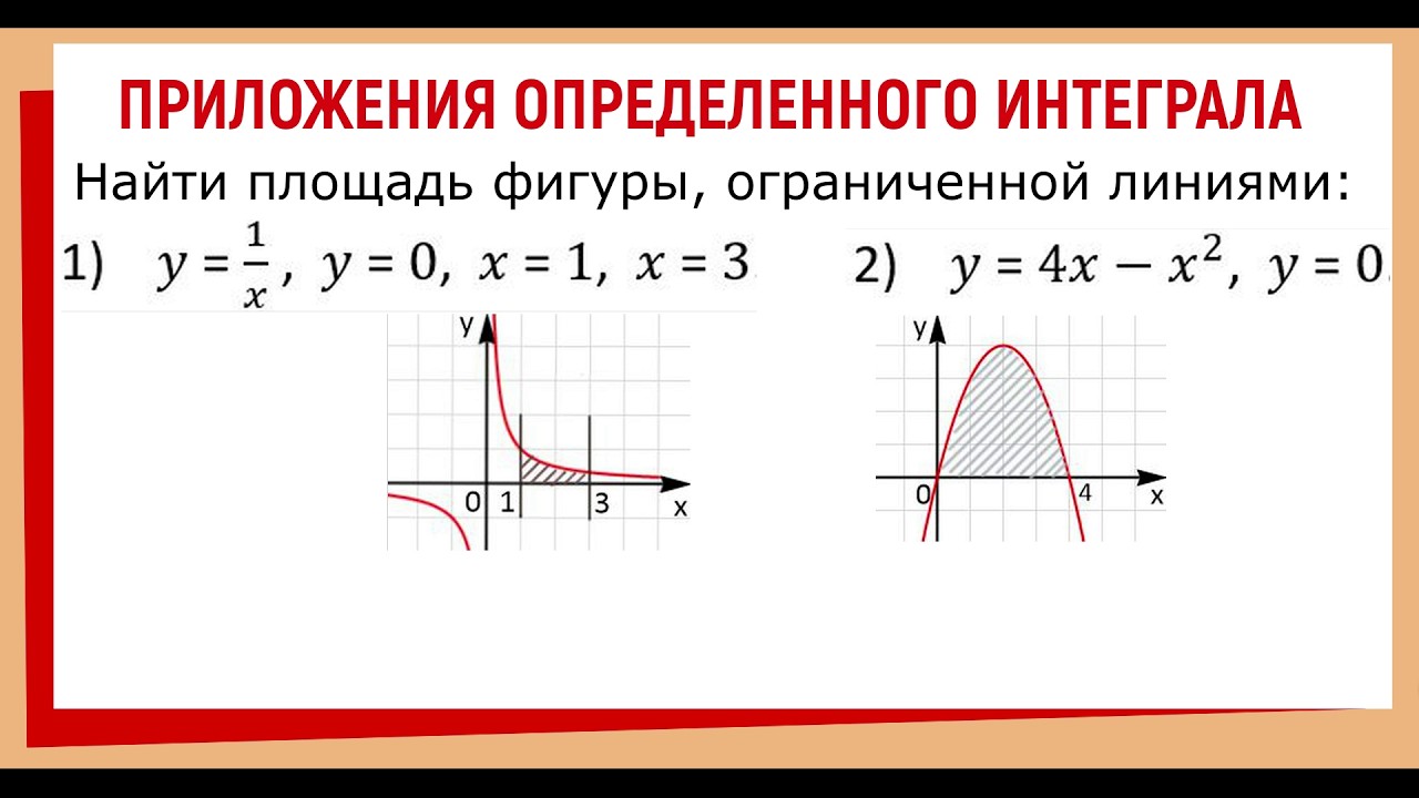 Найти площадь криволинейной трапеции #высшаяматематикалекции